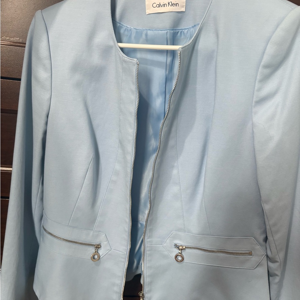 Calvin Klein Light Blue Women's Jacket